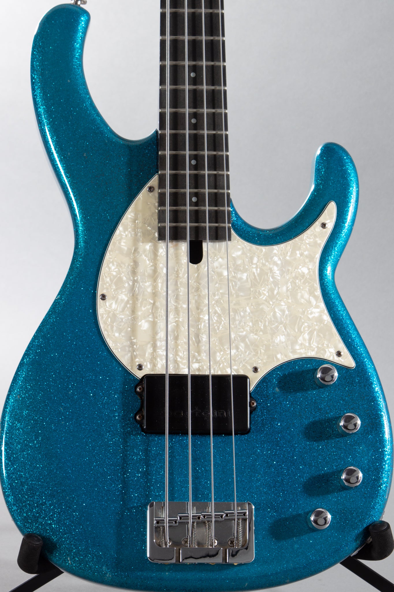 2002 Modulus FB4 Funk Unlimited Flea Bass Blue Sparkle