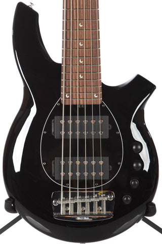 2014 Ernie Ball Music Man Bongo 6HH 6 String Bass Black