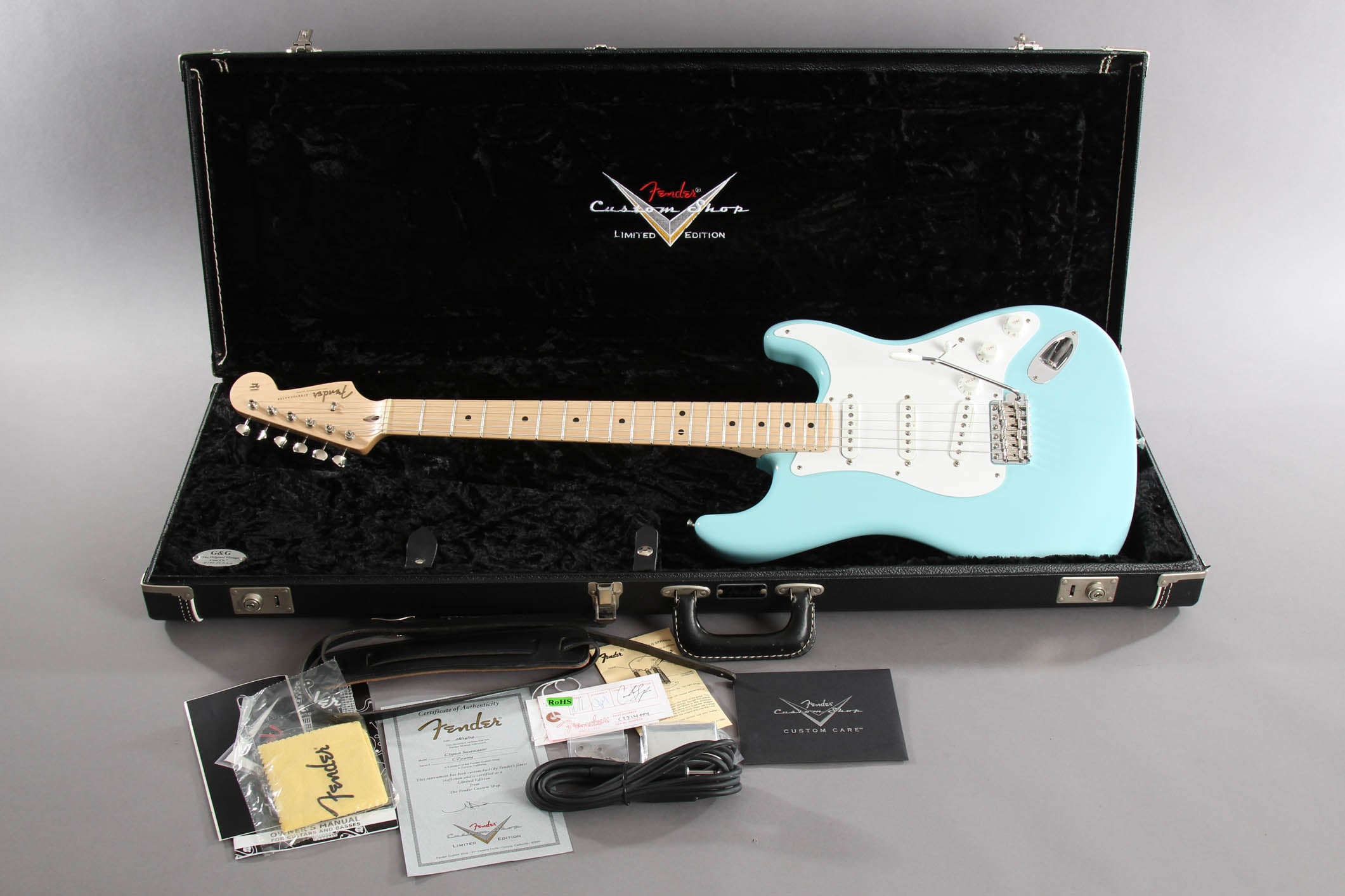 2009 Fender Custom Shop Eric Clapton Signature Stratocaster Daphne Blu