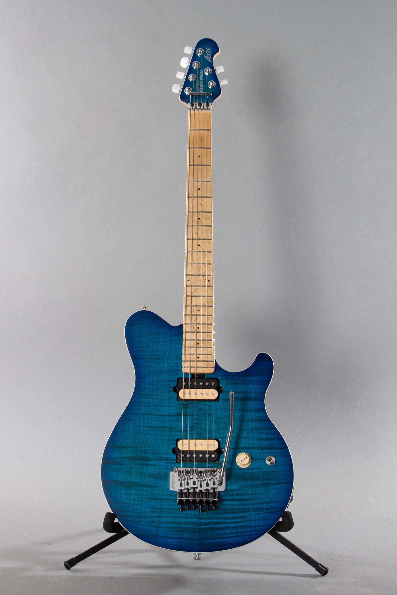 Ernie Ball Music Man Axis Pacific Blue Burst | Guitar Chimp