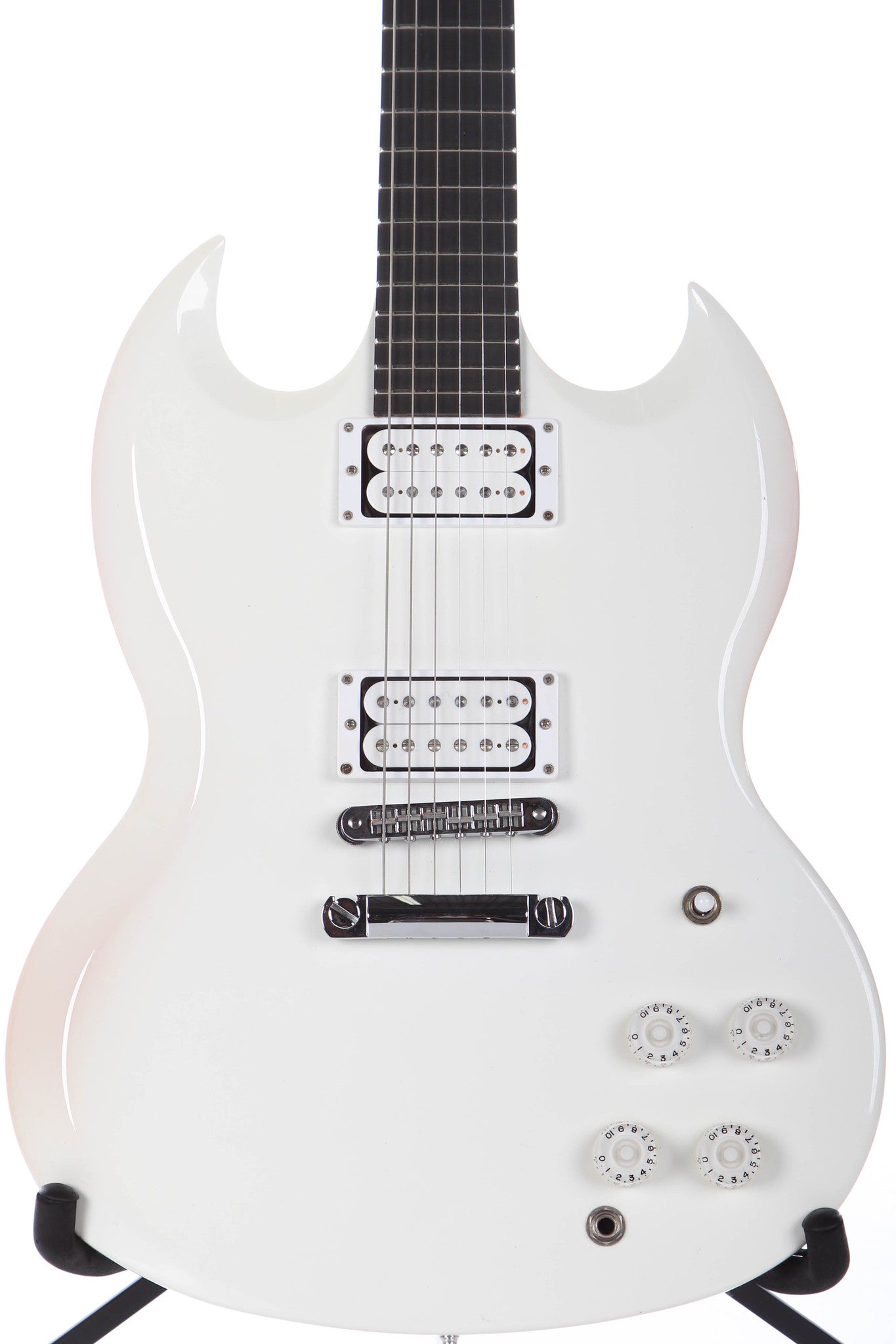 Gibson Rd Baritone 2013 Gibson SG Baritone Alpine White | Guitar Chimp