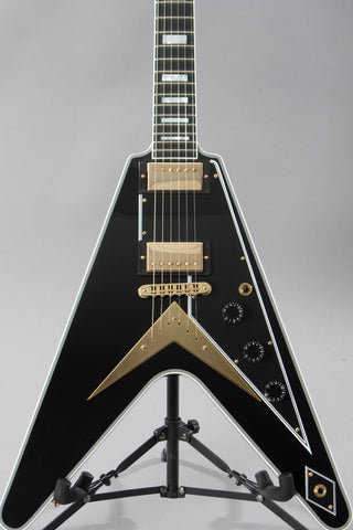 2019 Gibson Custom Shop Flying V Custom Black Beauty